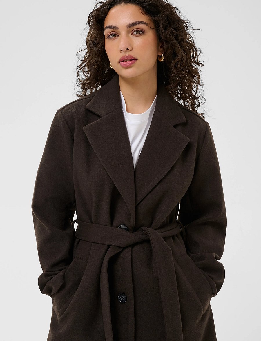 Kaffe - KAsaturn Jacket - mäntel - coffee bean - 4