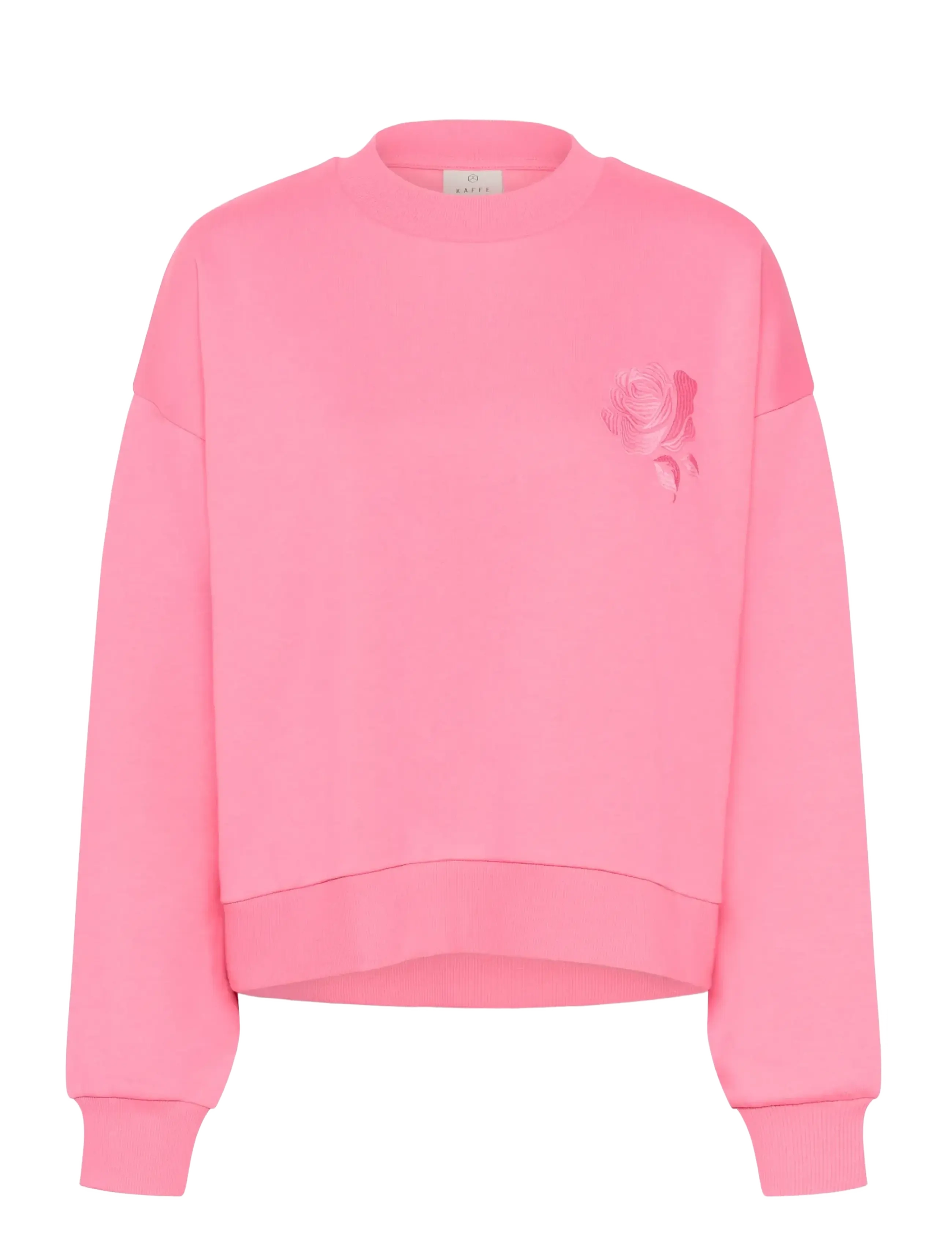 Kaffe KAsussi Sweatshirt - Tøj - PINK POWER / pink/rose