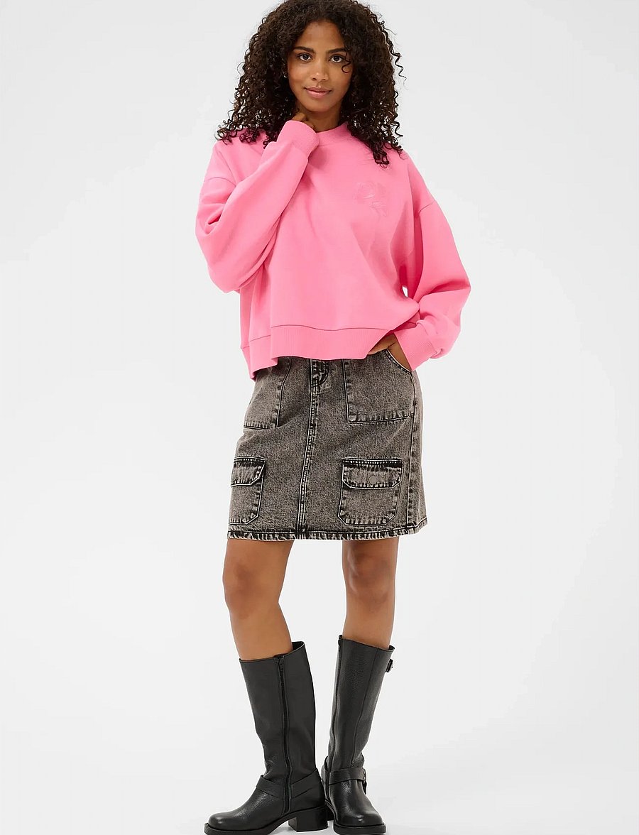 Kaffe - KAsussi Sweatshirt - sweatshirts - pink power - 3