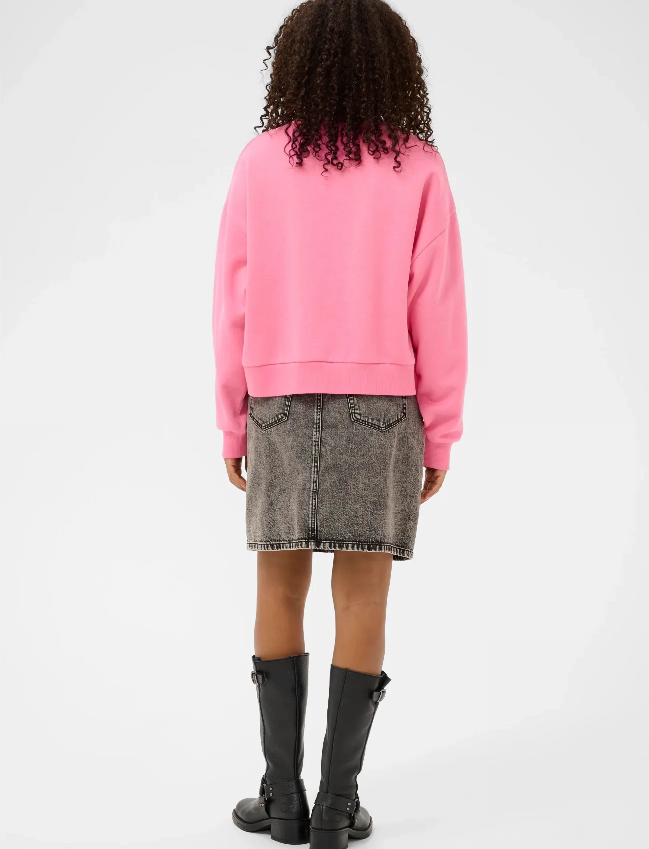 Kaffe - KAsussi Sweatshirt - sweatshirts - pink power - 4