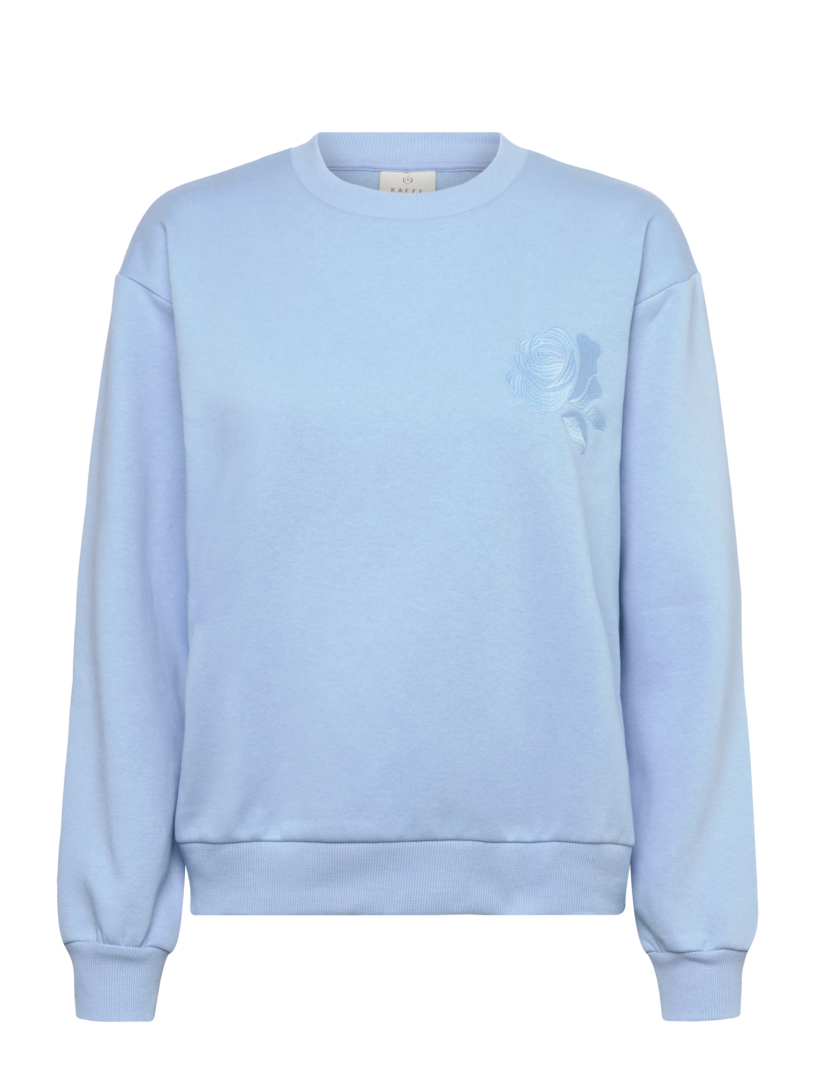 Kaffe KAsussi Sweatshirt - Kläder - POWDER BLUE / blue