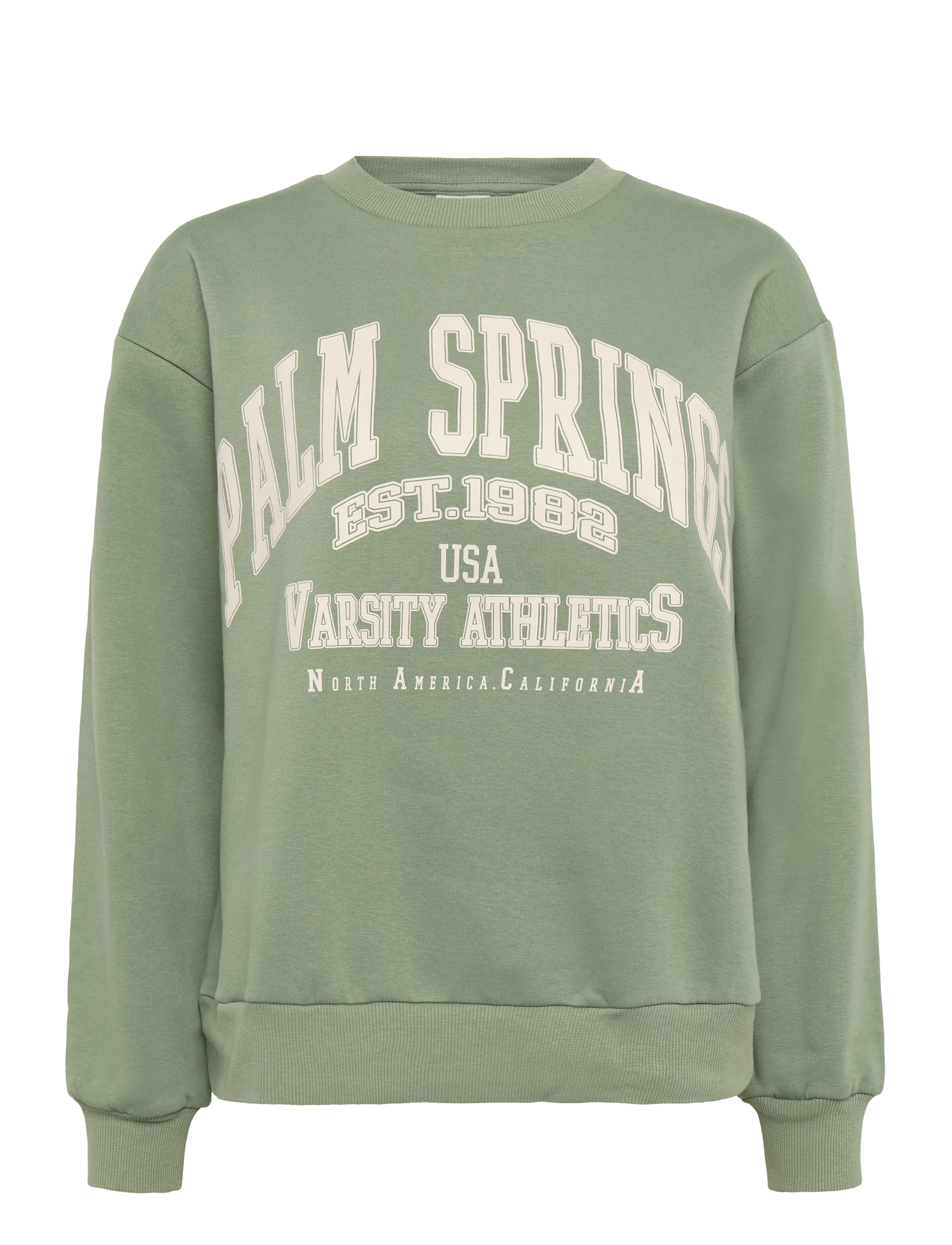 Kaffe Kasussi Sweatshirt, M, Green, Sweatshirts & Hættetrøjer > Sweatshirts, Dame