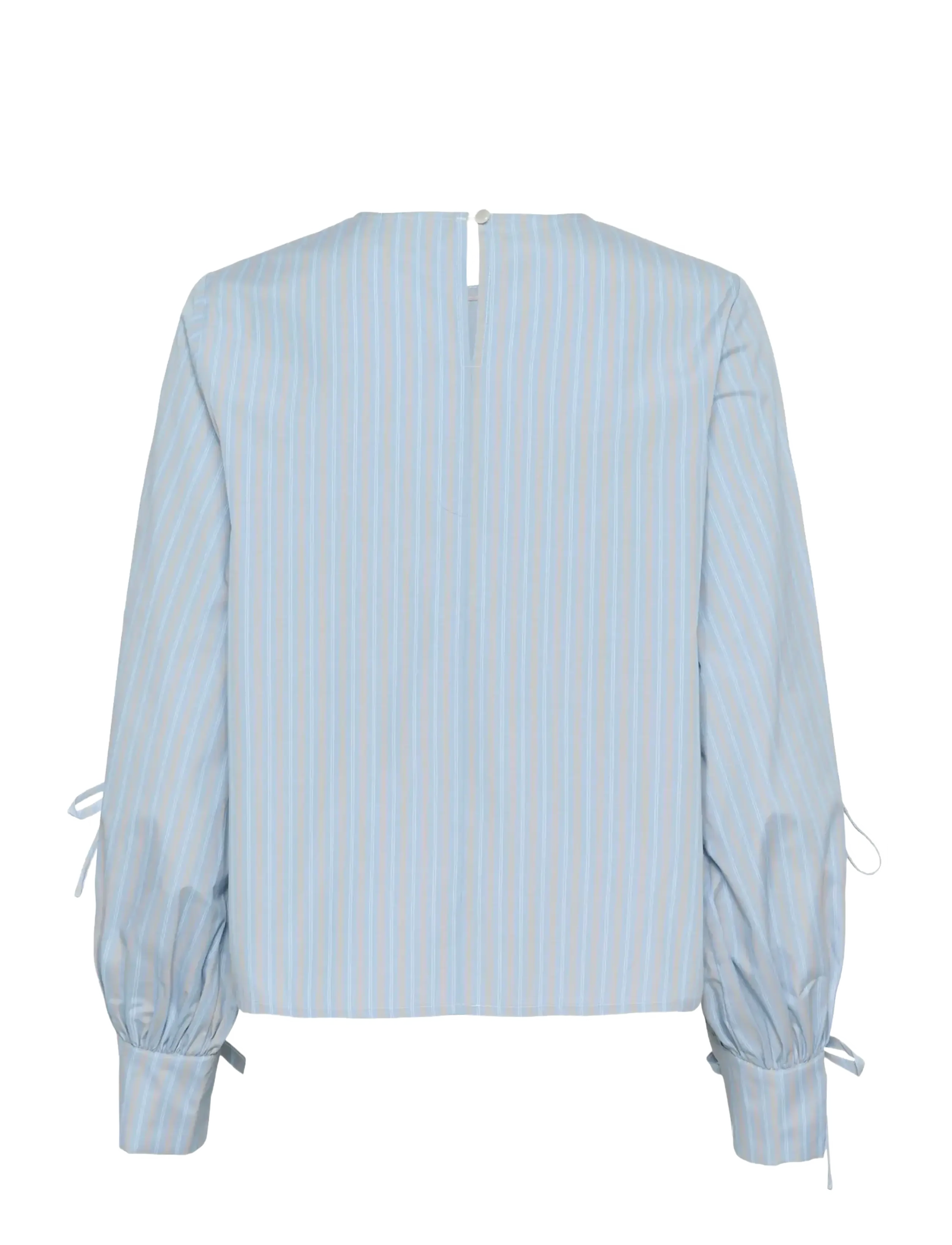 Kaffe - KAlevia Blouse - langärmlige blusen - powder blue stripe - 2