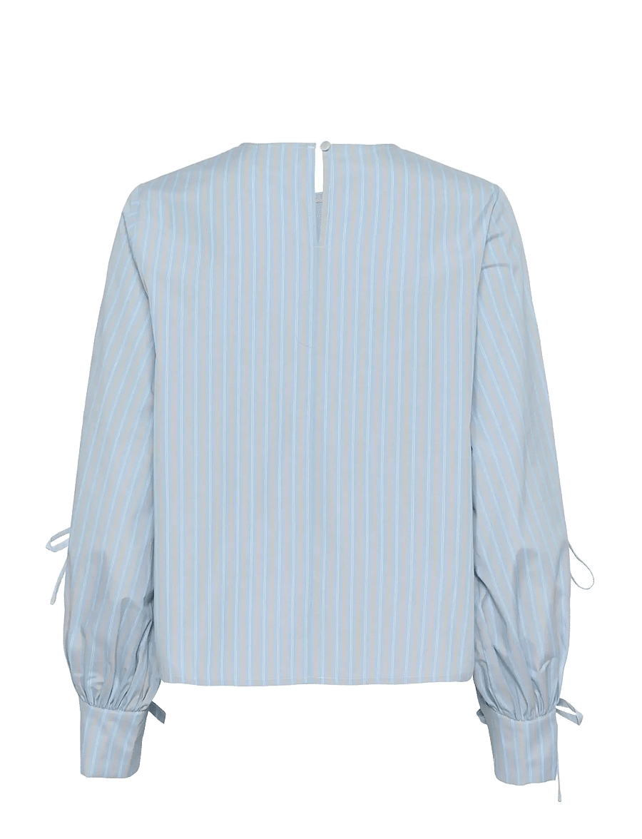 Kaffe - KAlevia Blouse - langärmelige blusen - powder blue stripe - 2
