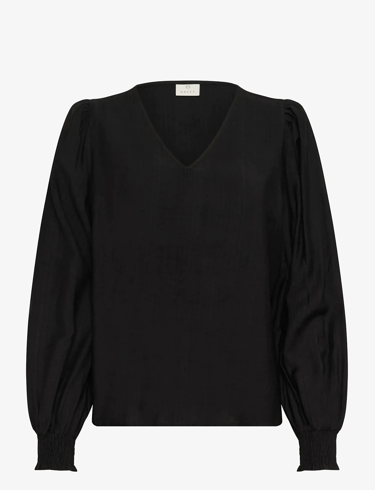 Kaffe - KAlufia Blouse - langärmlige blusen - black deep - 1