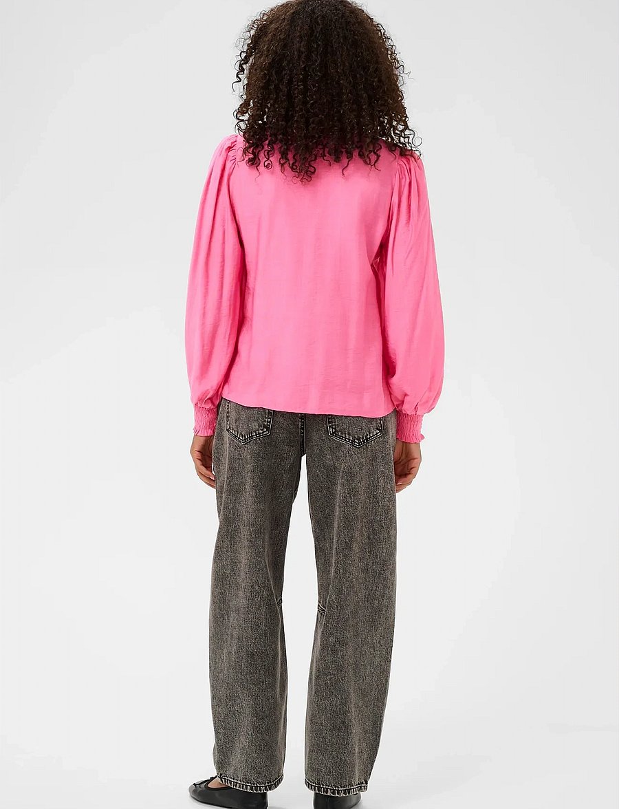 Kaffe - KAlufia Blouse - palaidinės ilgomis rankovėmis - pink power - 4