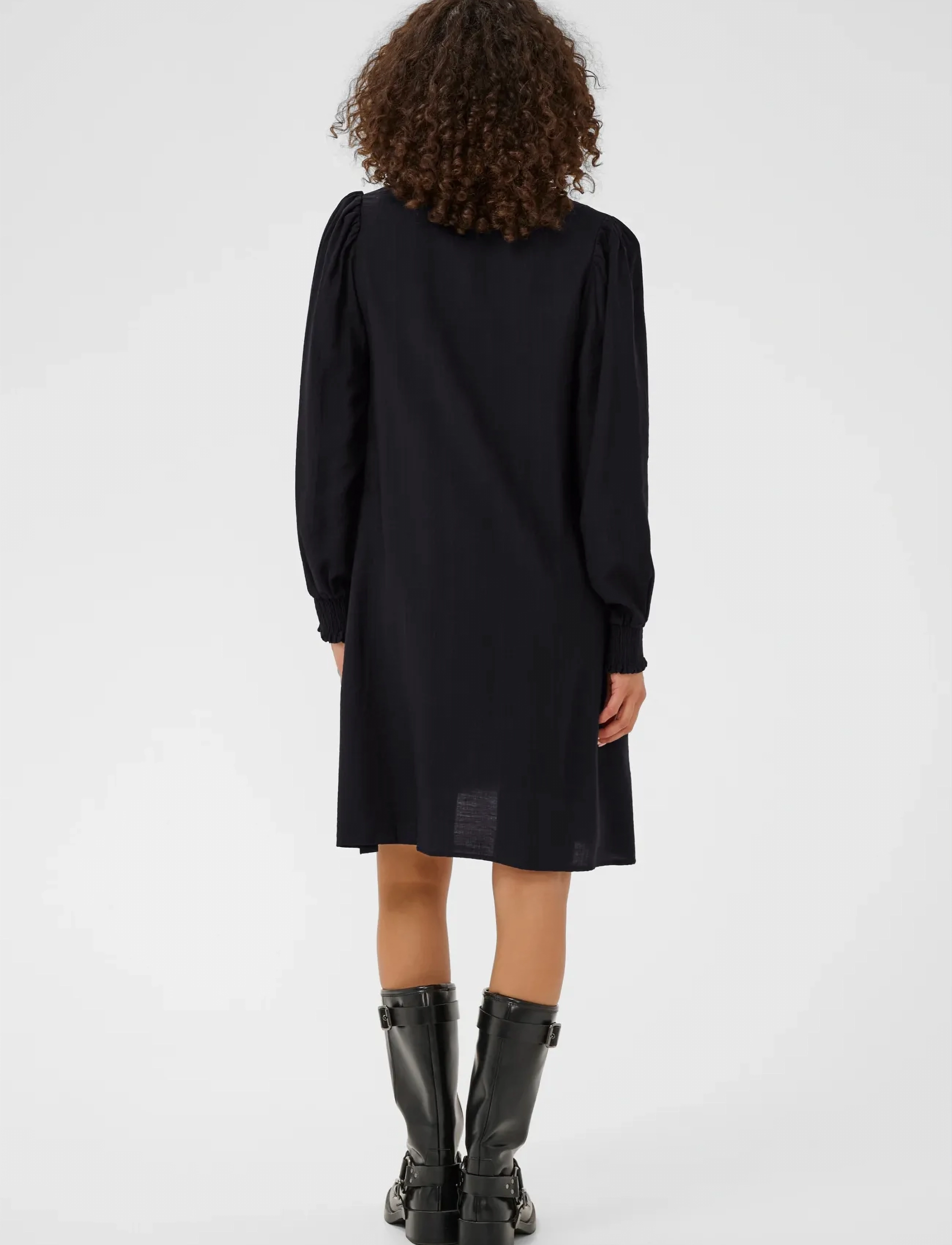 Kaffe - KAlufia Dress - midikleider - black deep - 4