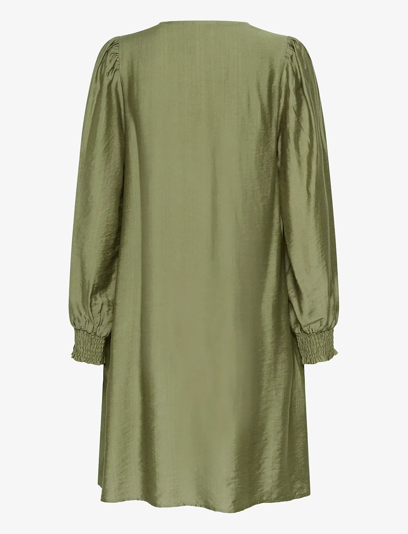 Kaffe - KAlufia Dress - midi kjoler - dusky green - 2
