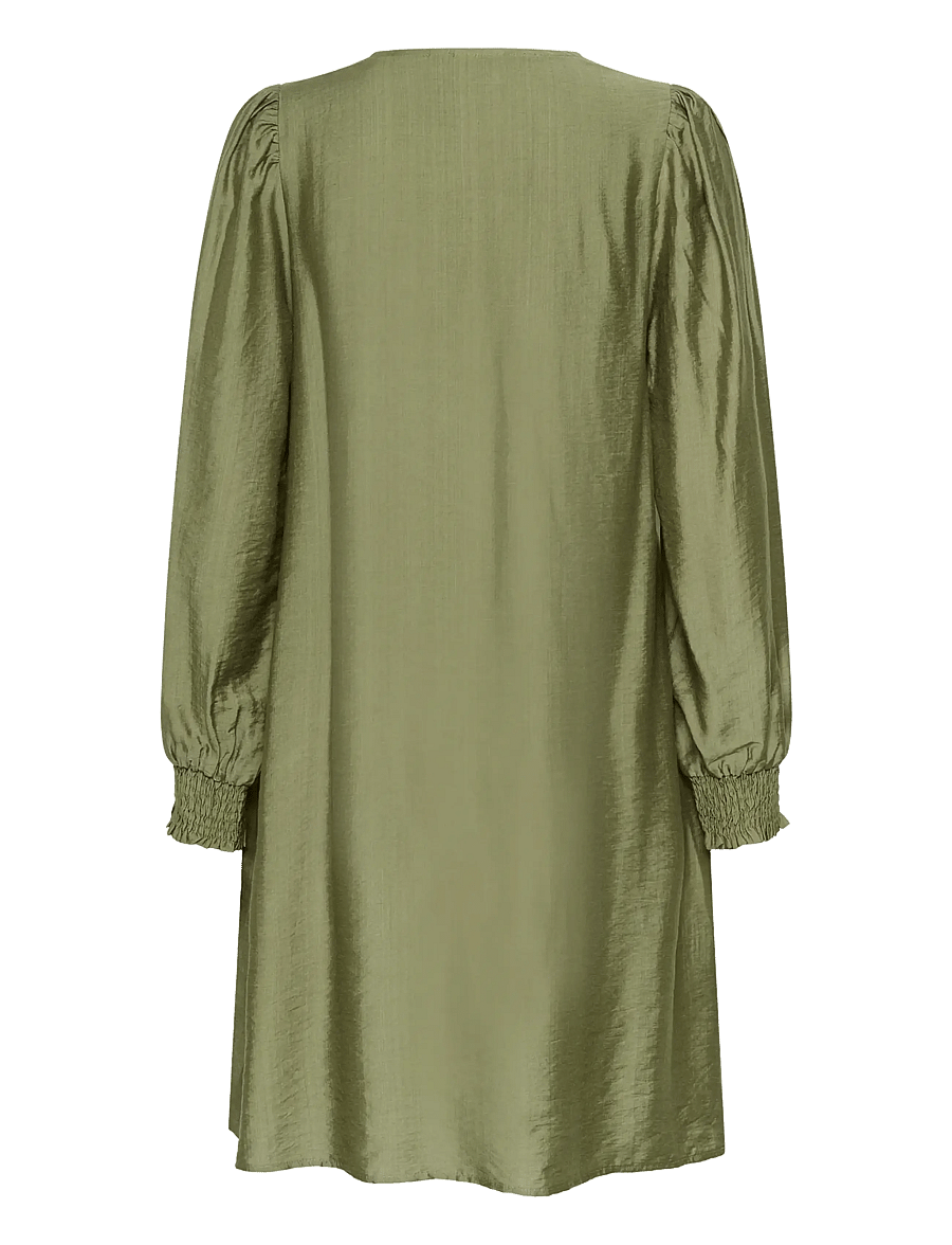 Kaffe - KAlufia Dress - midikleidid - dusky green - 2