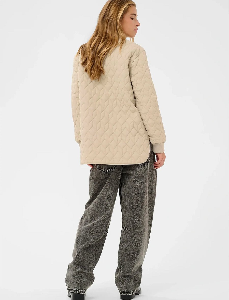 Kaffe - KAleila Quilt Jacket - kevadjoped - feather gray - 4
