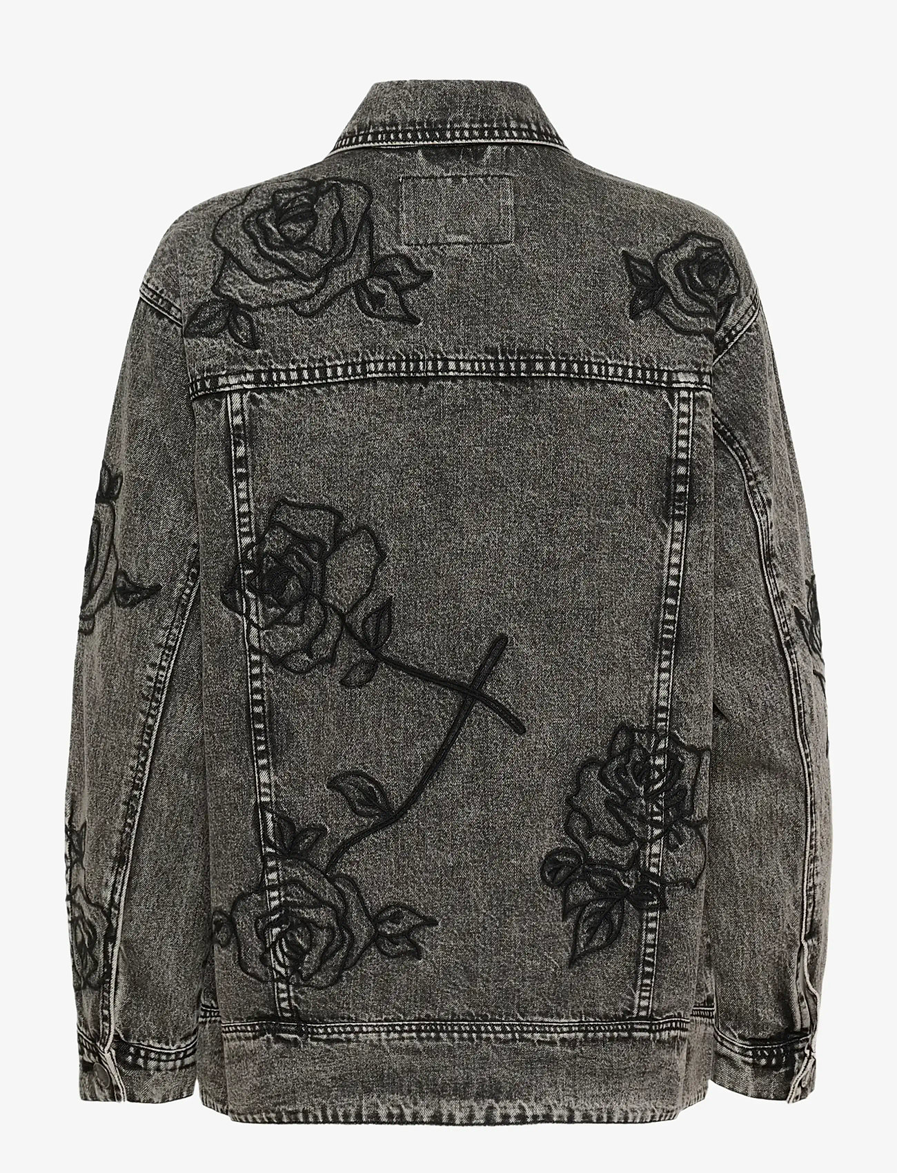 Kaffe - KAross Denim Jacket - denimjakker - dark grey washed denim - 2