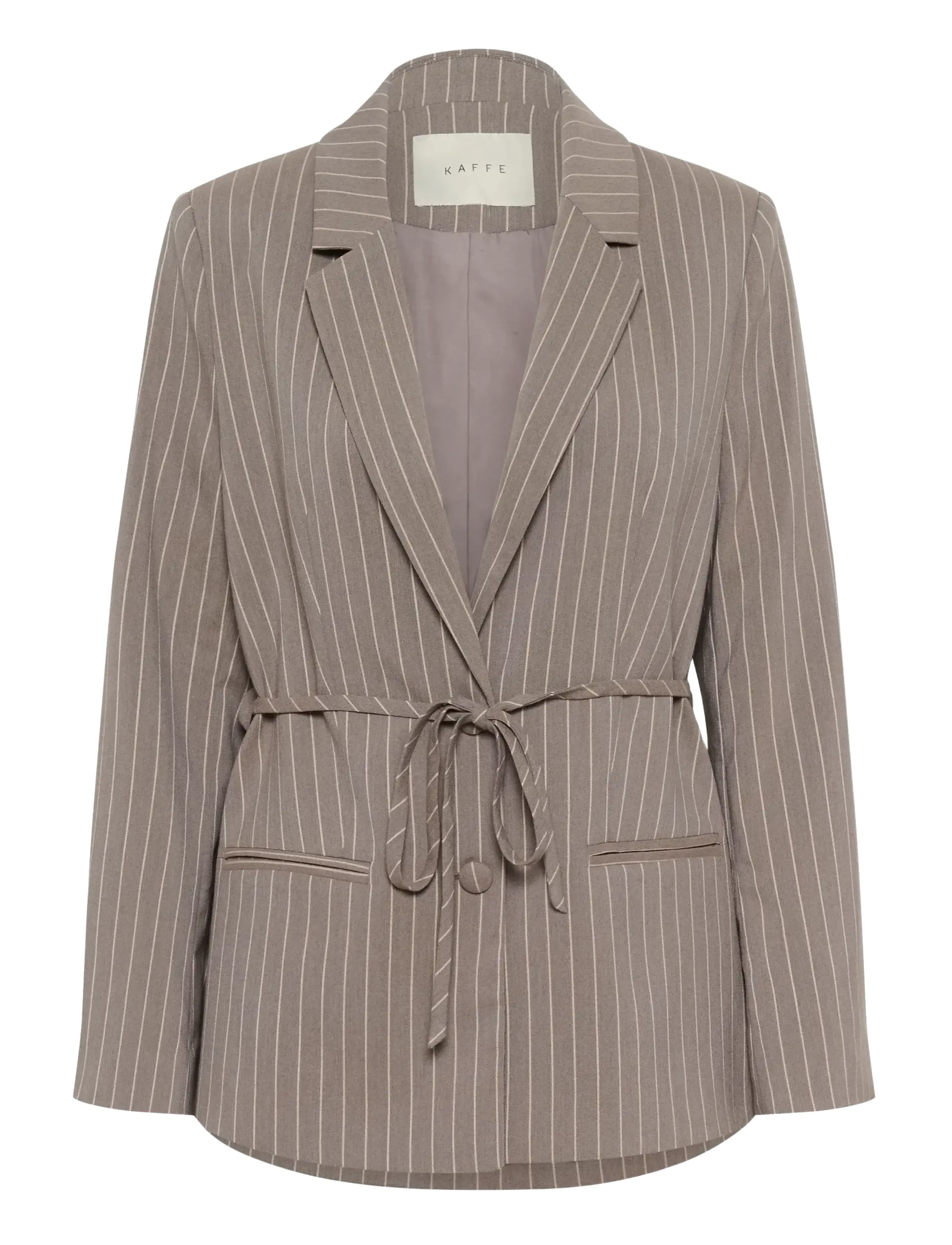KAmeril Blazer - BEIGE PINSTRIPE