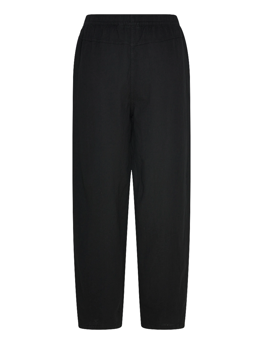 Kaffe - KAnaya Barrel Pants - hosen mit geradem bein - black deep - 2