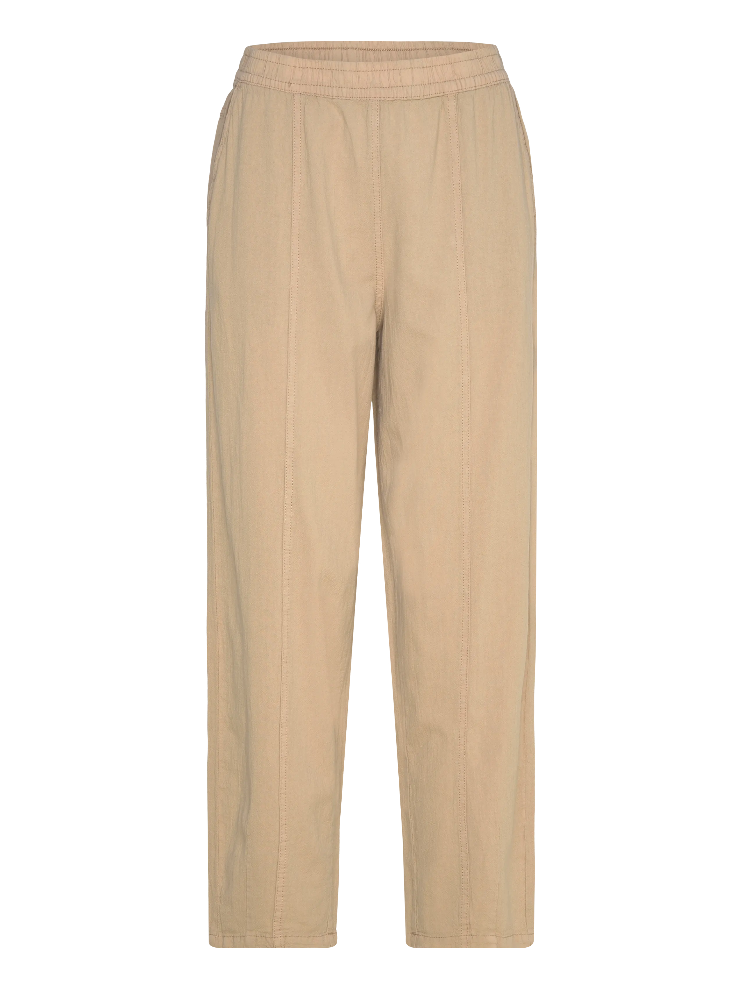 KAFFE Kanaya Barrel Hosen Beige - 36 - Damen