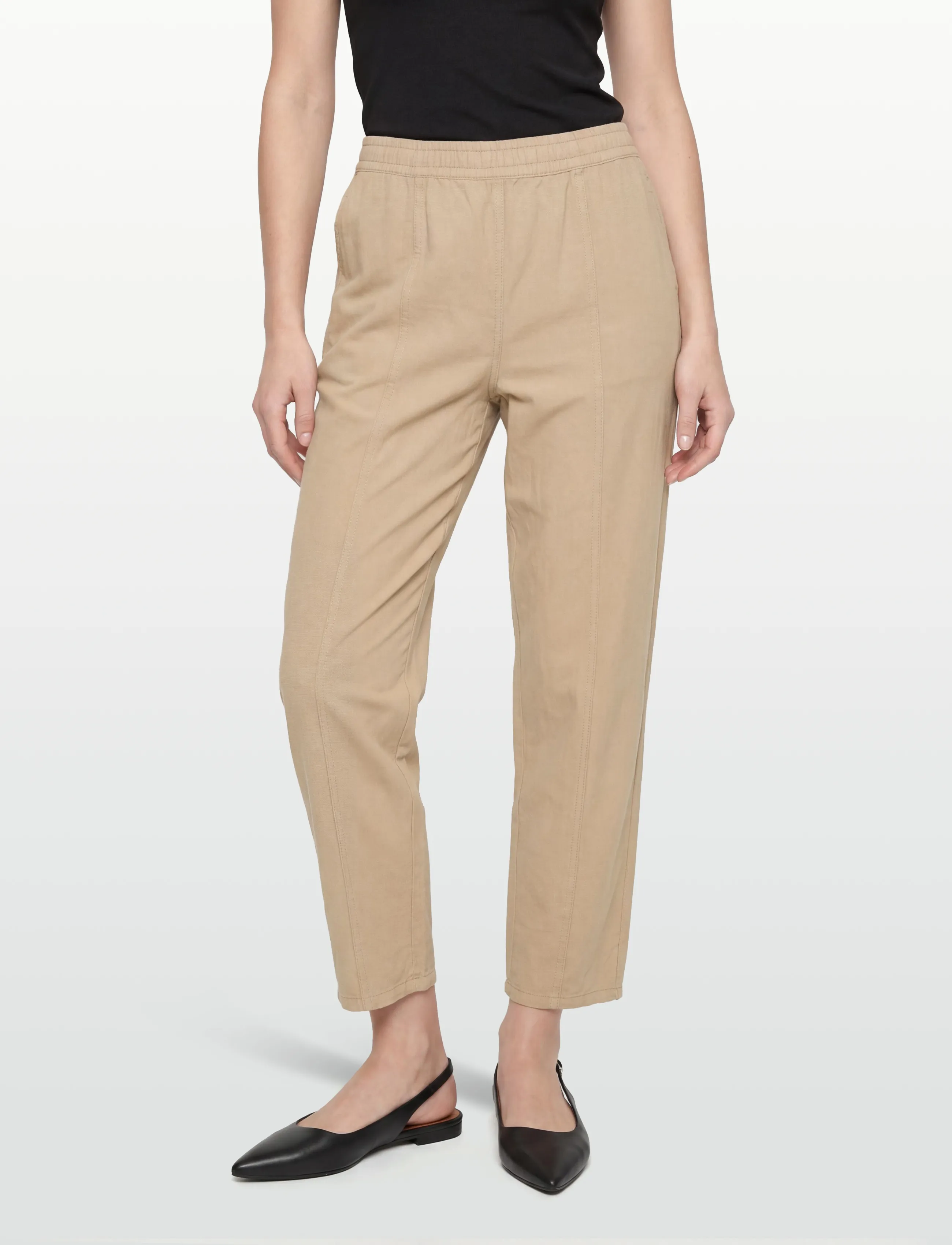 Kaffe - KAnaya Barrel Pants - barrel-hosen - classic sand - 3