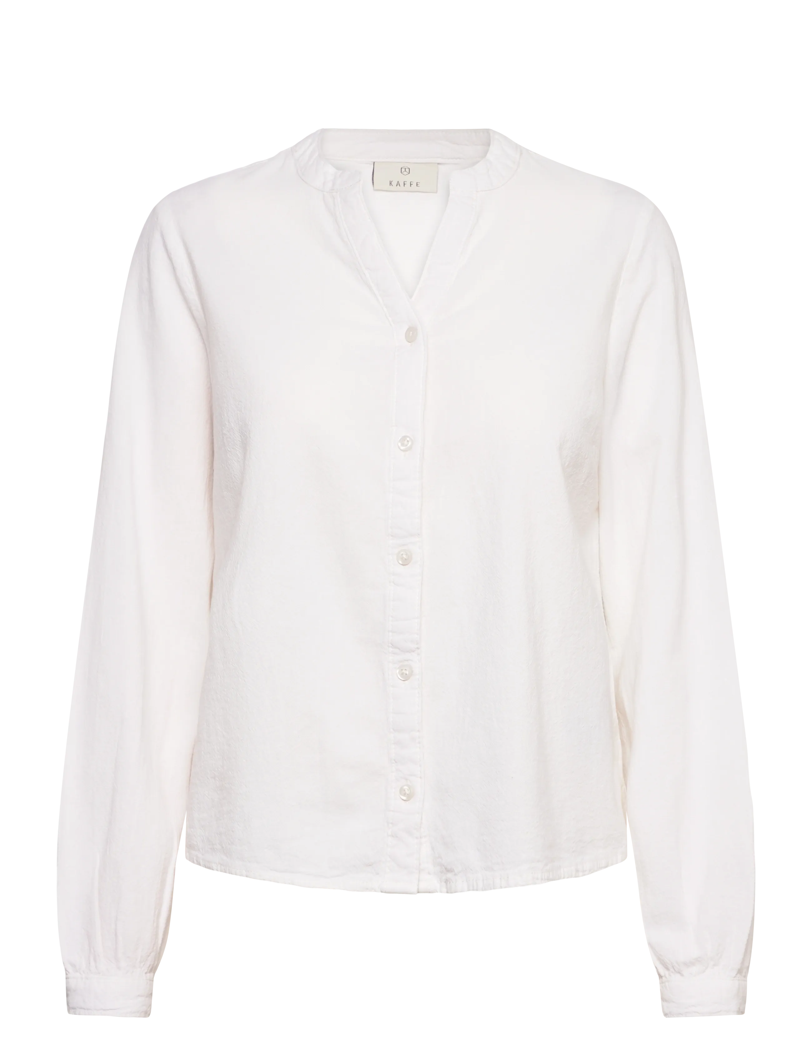 KAFFE Kanaya Shirt Weiß - 34 - Damen