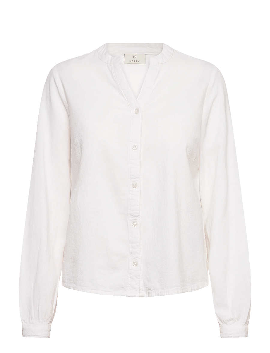 Kaffe - KAnaya Shirt - langärmlige hemden - chalk - 1
