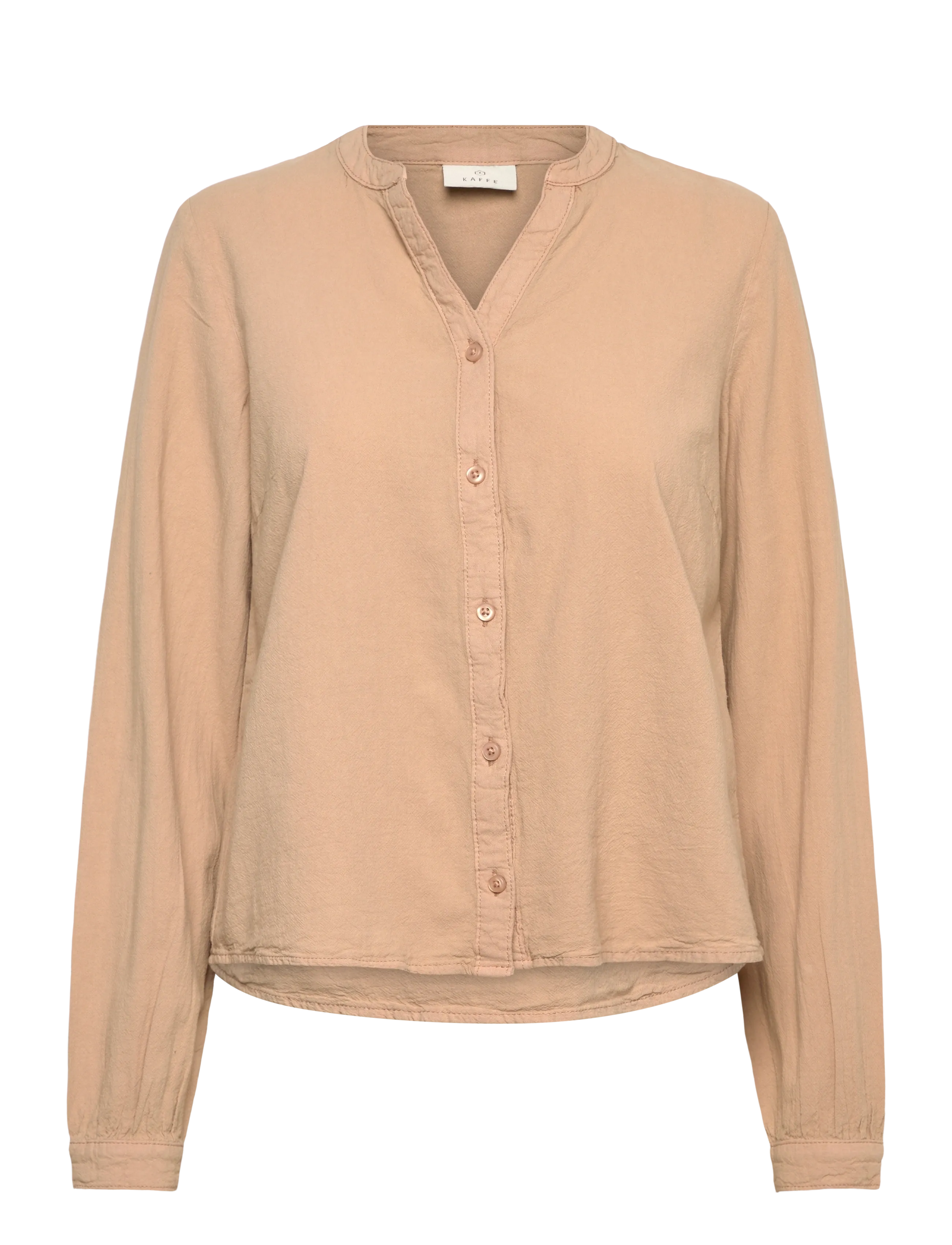 KAFFE Kanaya Shirt Beige - 40 - Damen