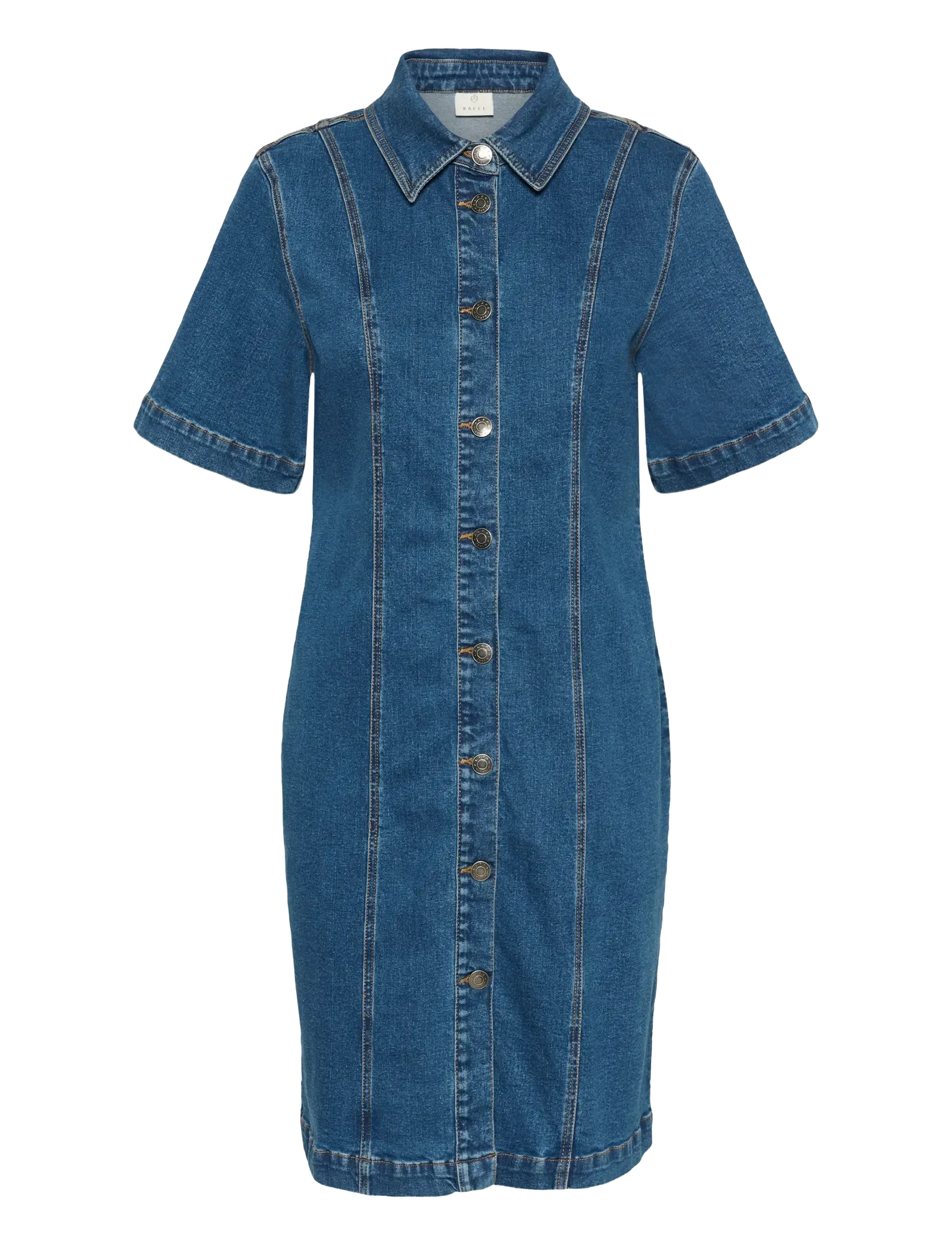 KAFFE Kalena Denim Kleid Blau - 36 - Damen