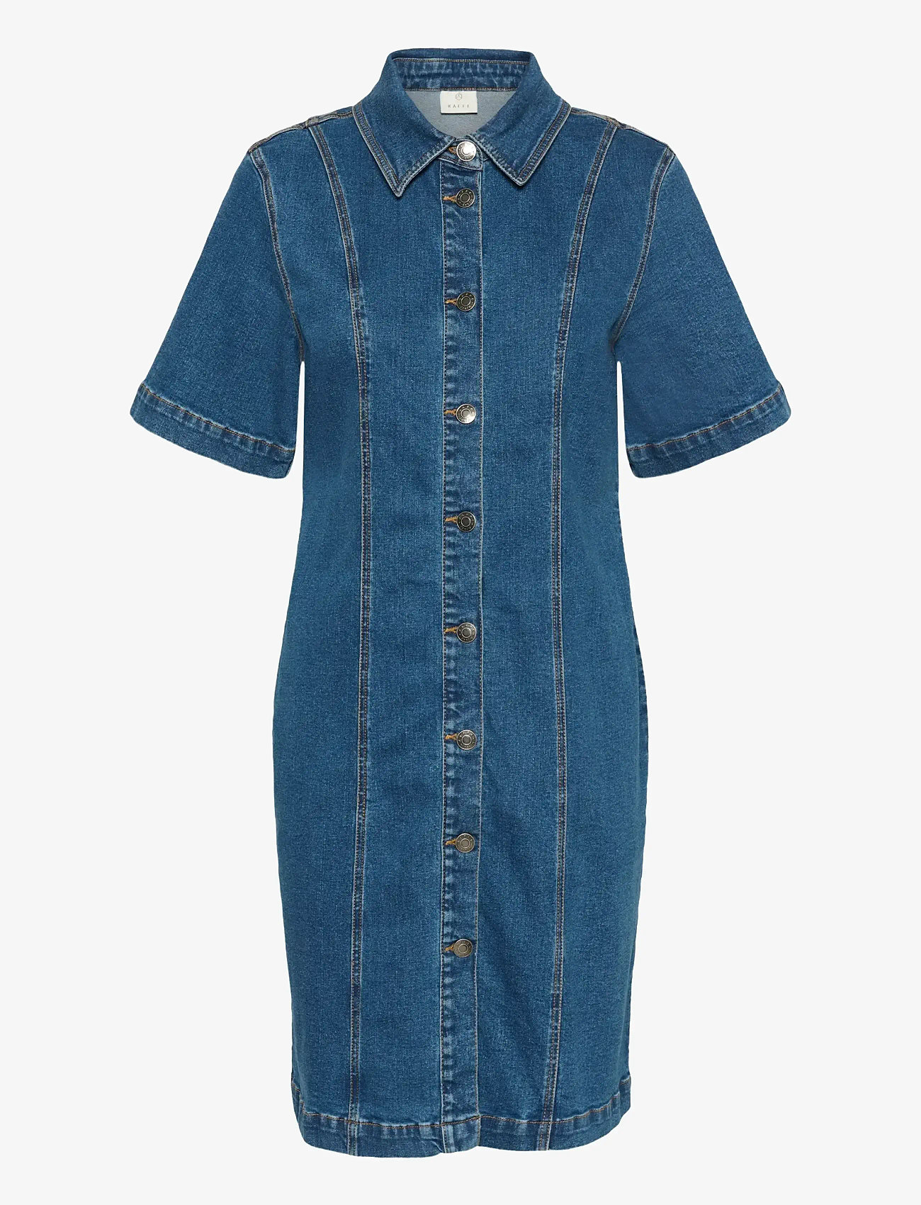 Kaffe - KAlena Denim Dress - sommerkjoler - medium blue denim - 1