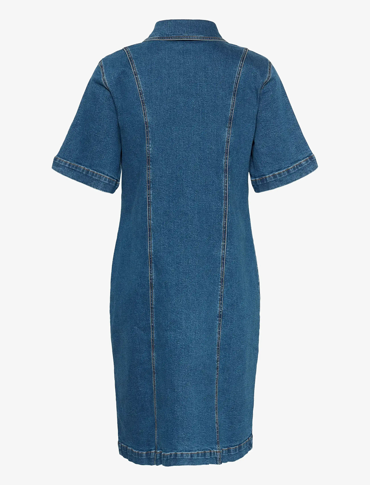 Kaffe - KAlena Denim Dress - sommerkjoler - medium blue denim - 2