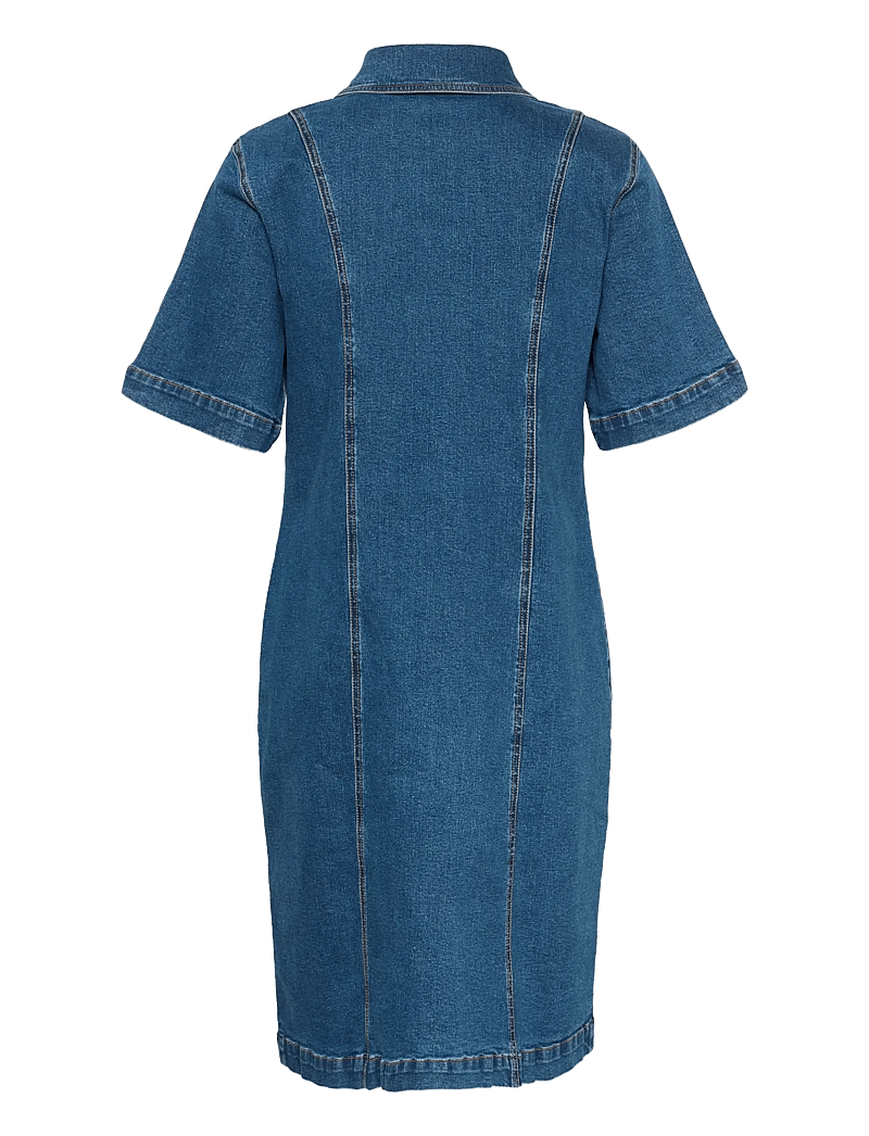 Kaffe - KAlena Denim Dress - sommerkjoler - medium blue denim - 2