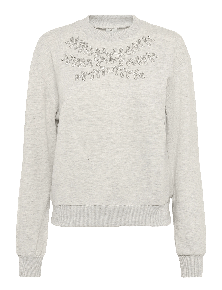 Kaffe - KAdaniela Sweatshirt - light grey melange - 0