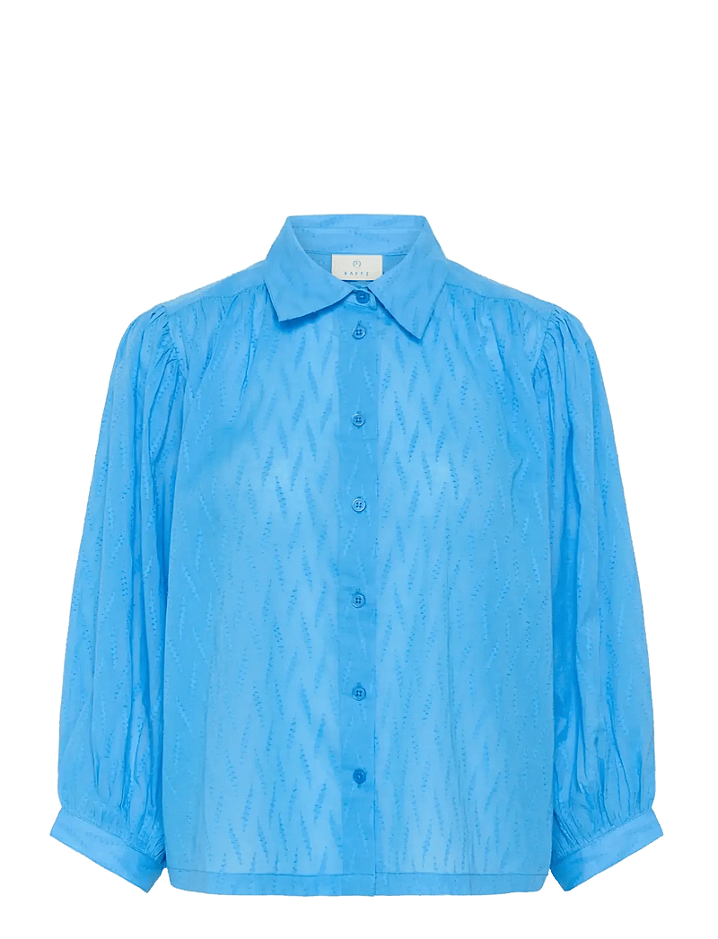 Kaffe - KAgabriela Shirt - långärmade skjortor - azure blue - 1