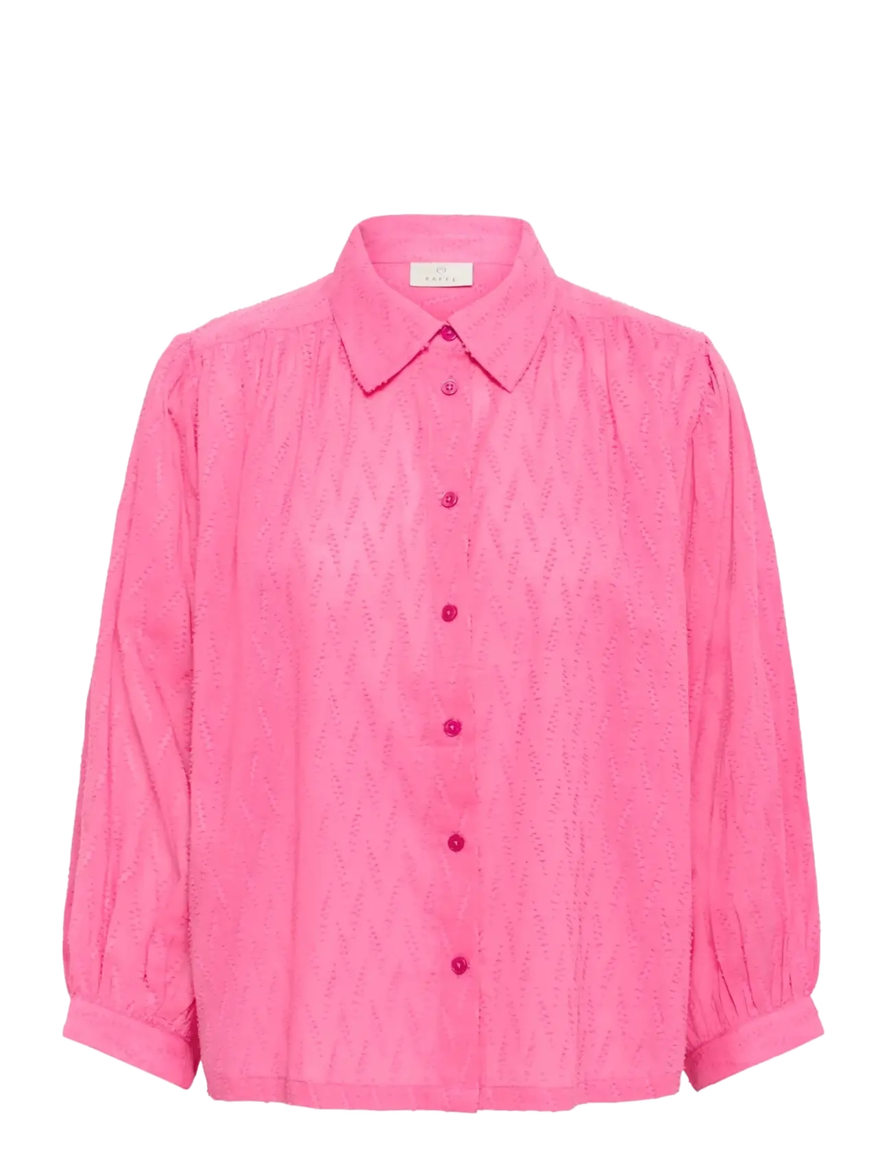 Kaffe Kagabriela Shirt, Kvinder, Tekstureret Skjorte, Pink, Str: 40