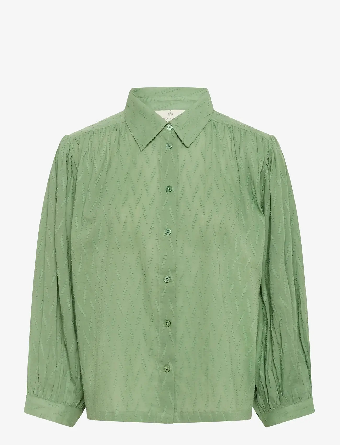 Kaffe - KAgabriela Shirt - langærmede bluser - sea spray - 1