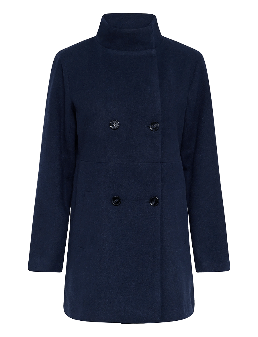 Kaffe - KAfanny Coat - winter jackets - midnight marine cc - 0