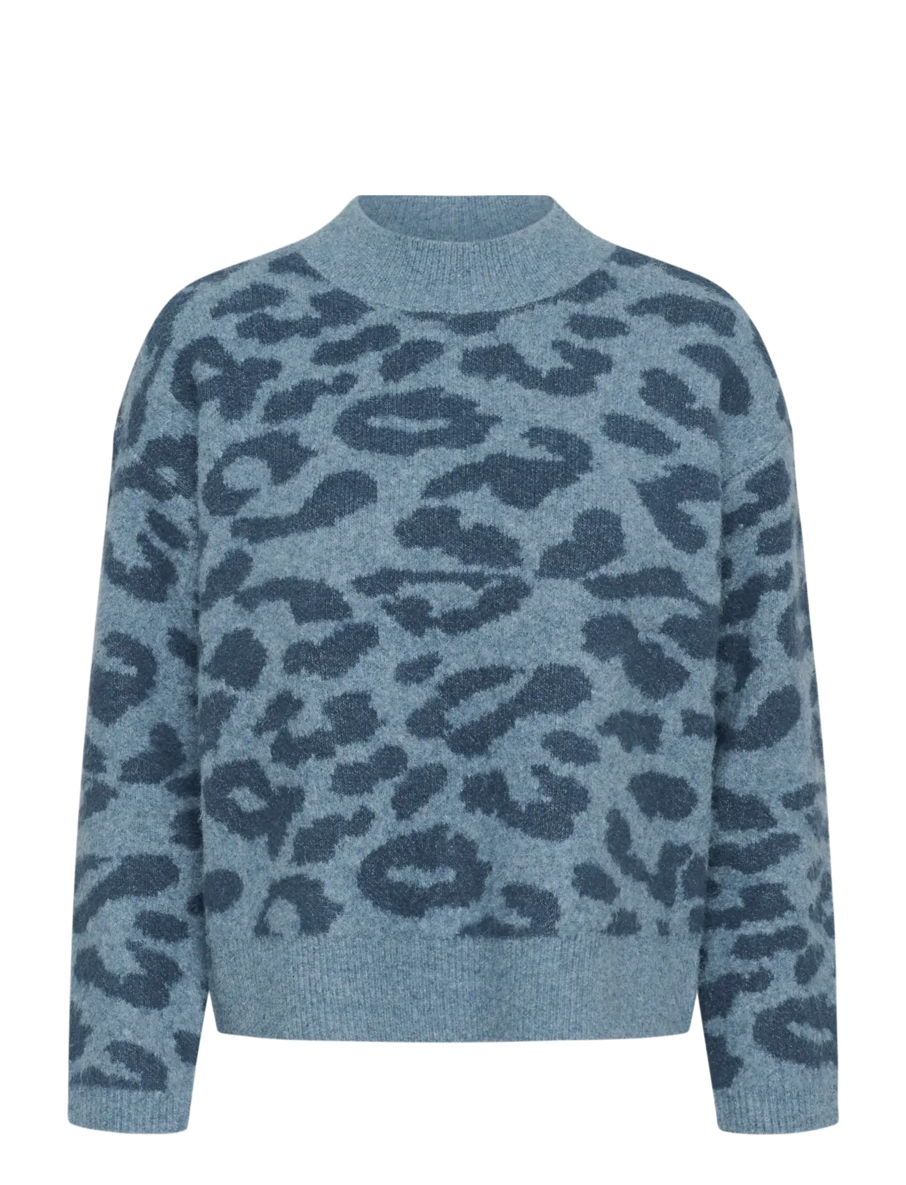 Kaffe KAsandra Pullover LS - Tøj - WINDWARD BLU/BERING SEA ANIMAL / blue