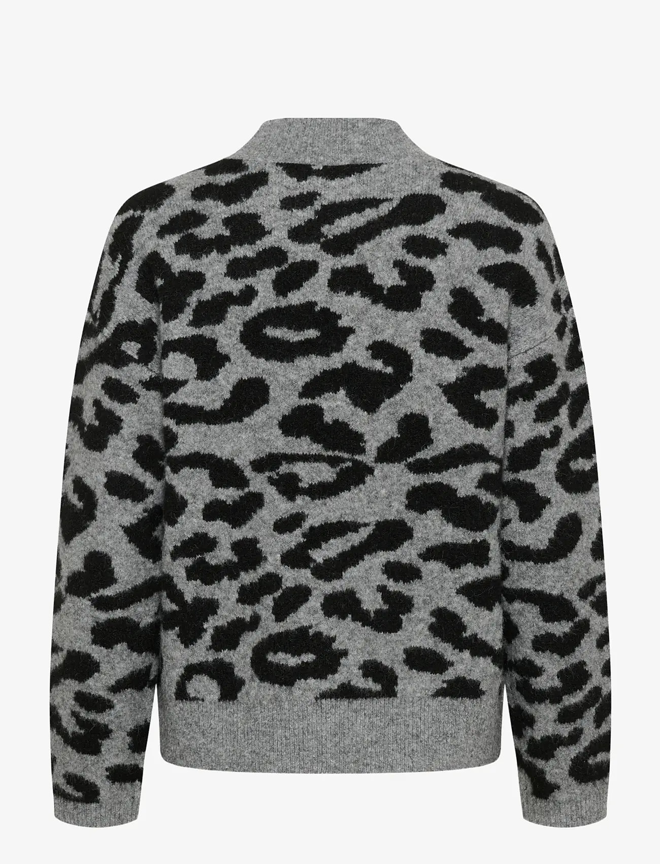 Kaffe - KAsandra Pullover LS - herbstliche kleidung - lgm/black leopard - 1