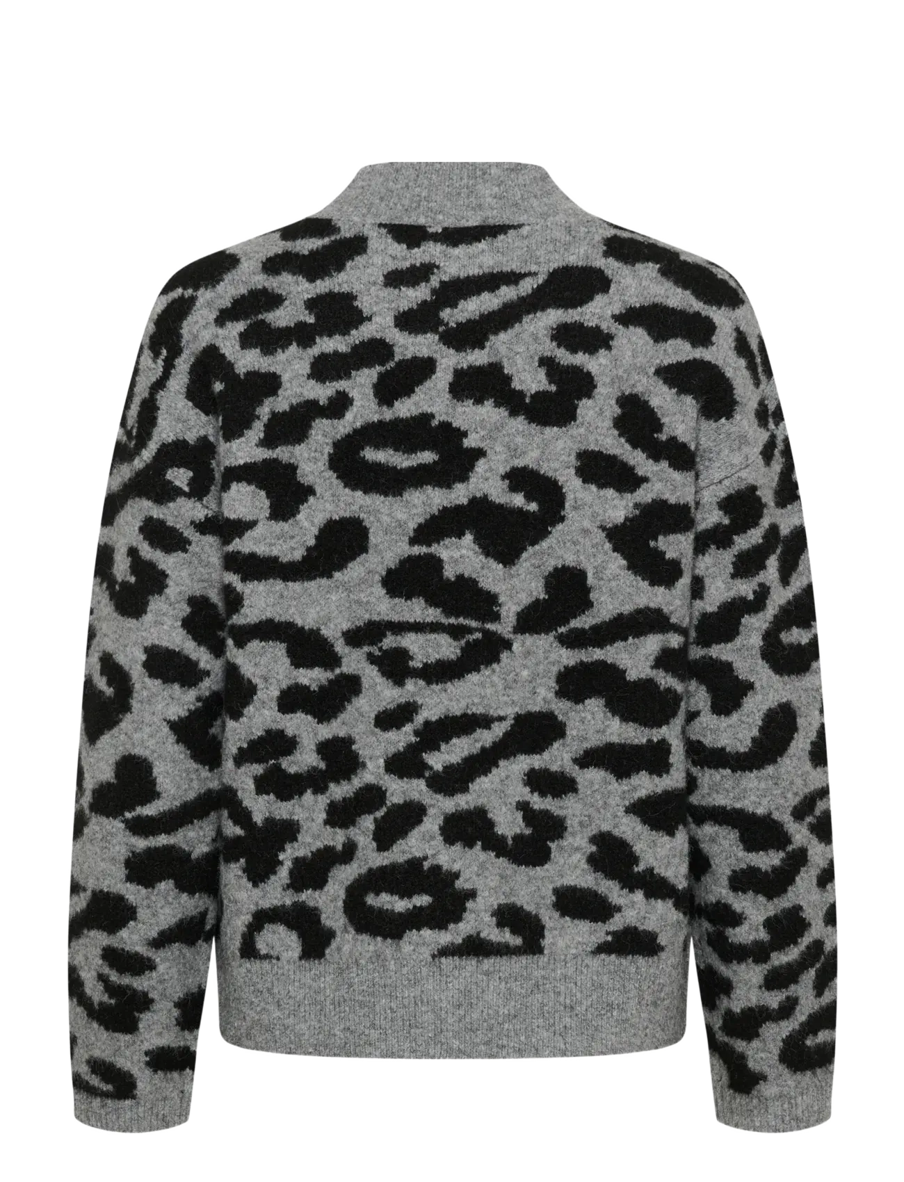 Kaffe - KAsandra Pullover LS - trøjer - lgm/black leopard - 1