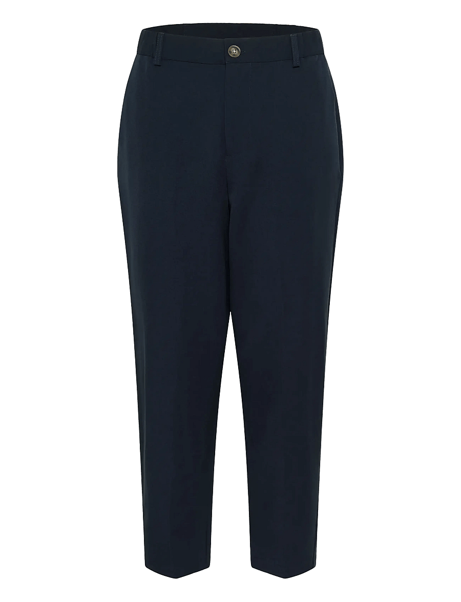 Kaffe - KAheather Cropped Pants - habitbukser - midnight marine - 1