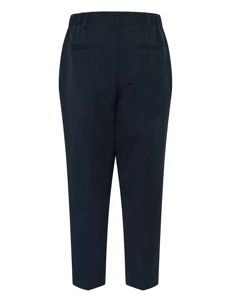 Kaffe - KAheather Cropped Pants - habitbukser - midnight marine - 2