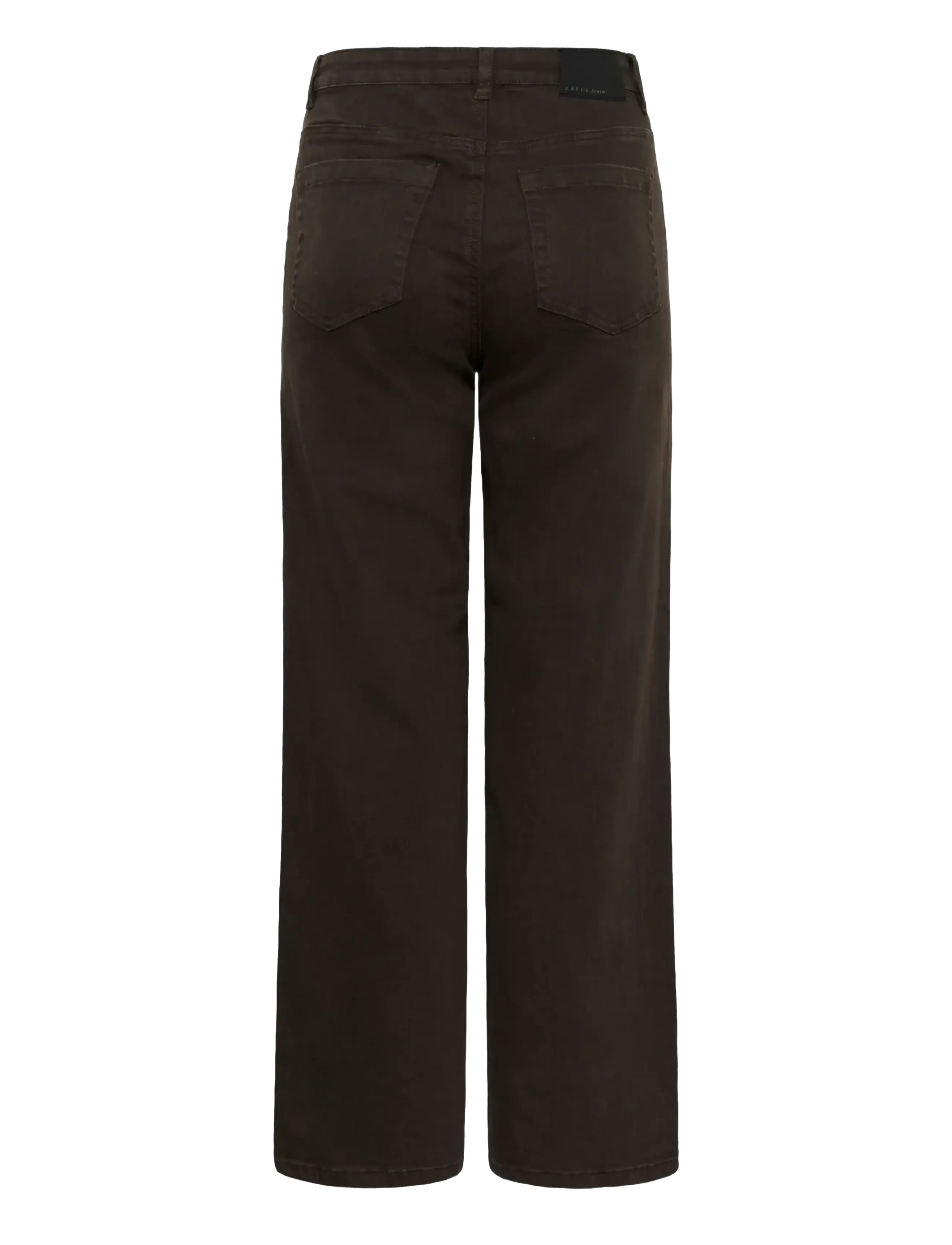Kaffe - KAbrook HW Reg Fit Jeans - hosen mit weitem bein - coffee bean - 2