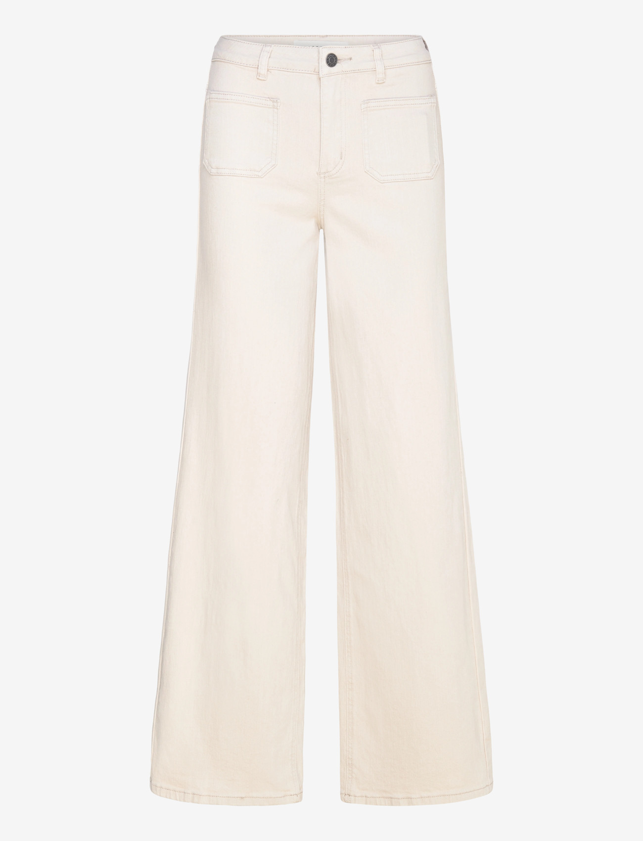 Kaffe - KAbrook HW Reg Fit Jeans - laia säärega teksad - moonbeam - 1