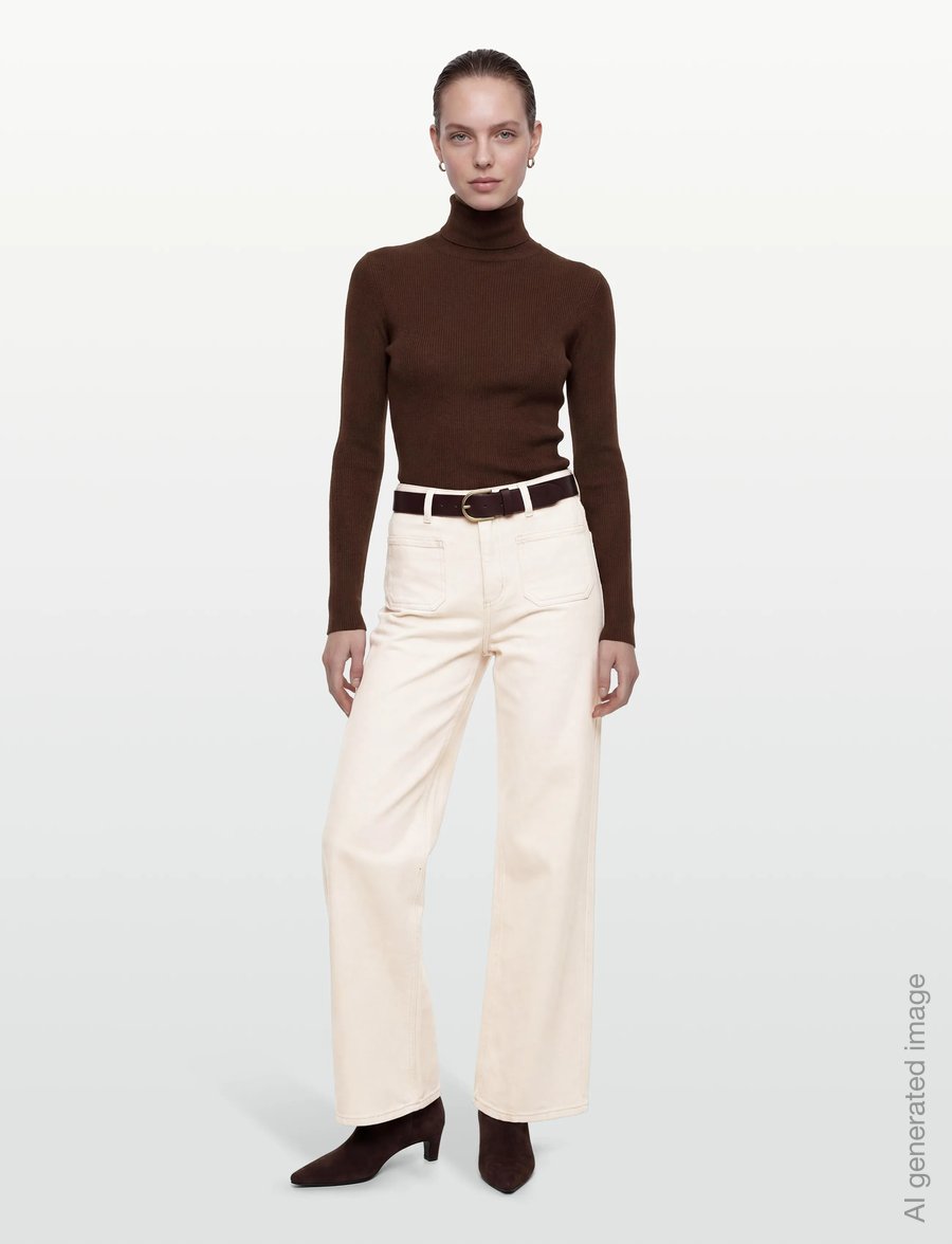 Kaffe - KAbrook HW Reg Fit Jeans - vida jeans - moonbeam - 0