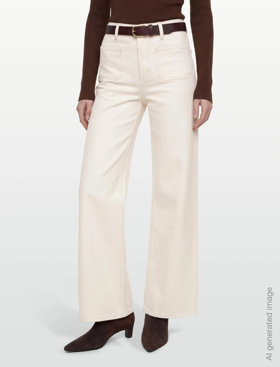 Kaffe - KAbrook HW Reg Fit Jeans - vida jeans - moonbeam - 3