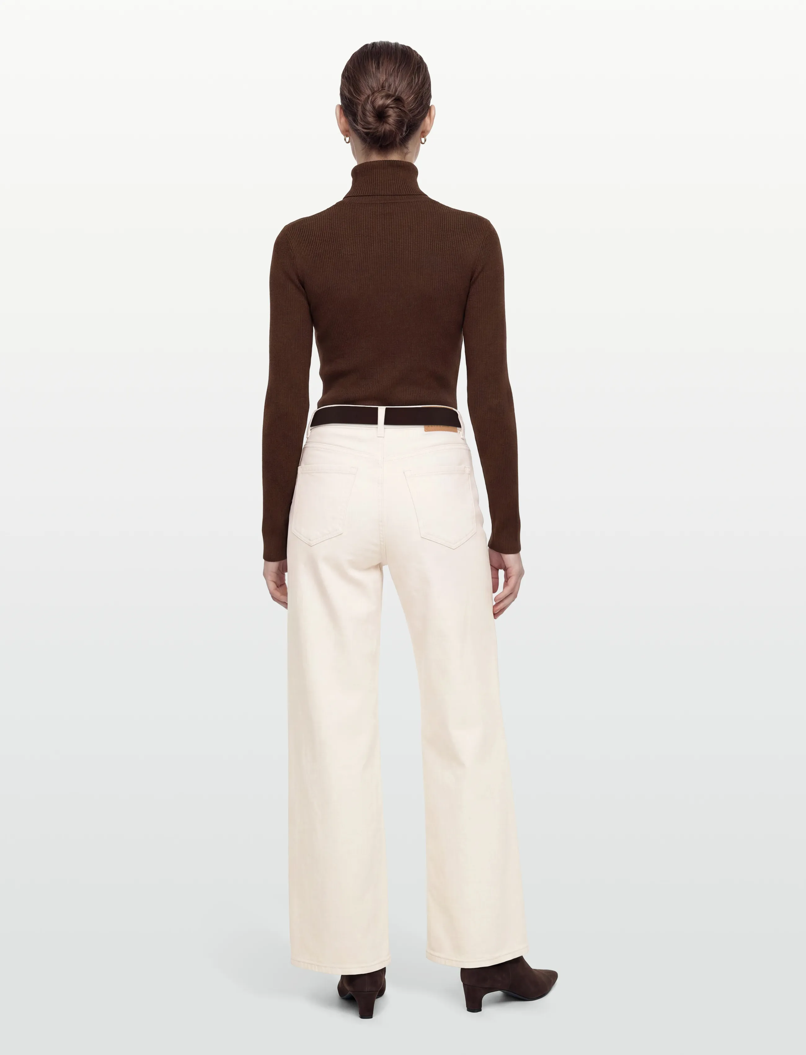 Kaffe - KAbrook HW Reg Fit Jeans - wide leg jeans - moonbeam - 4
