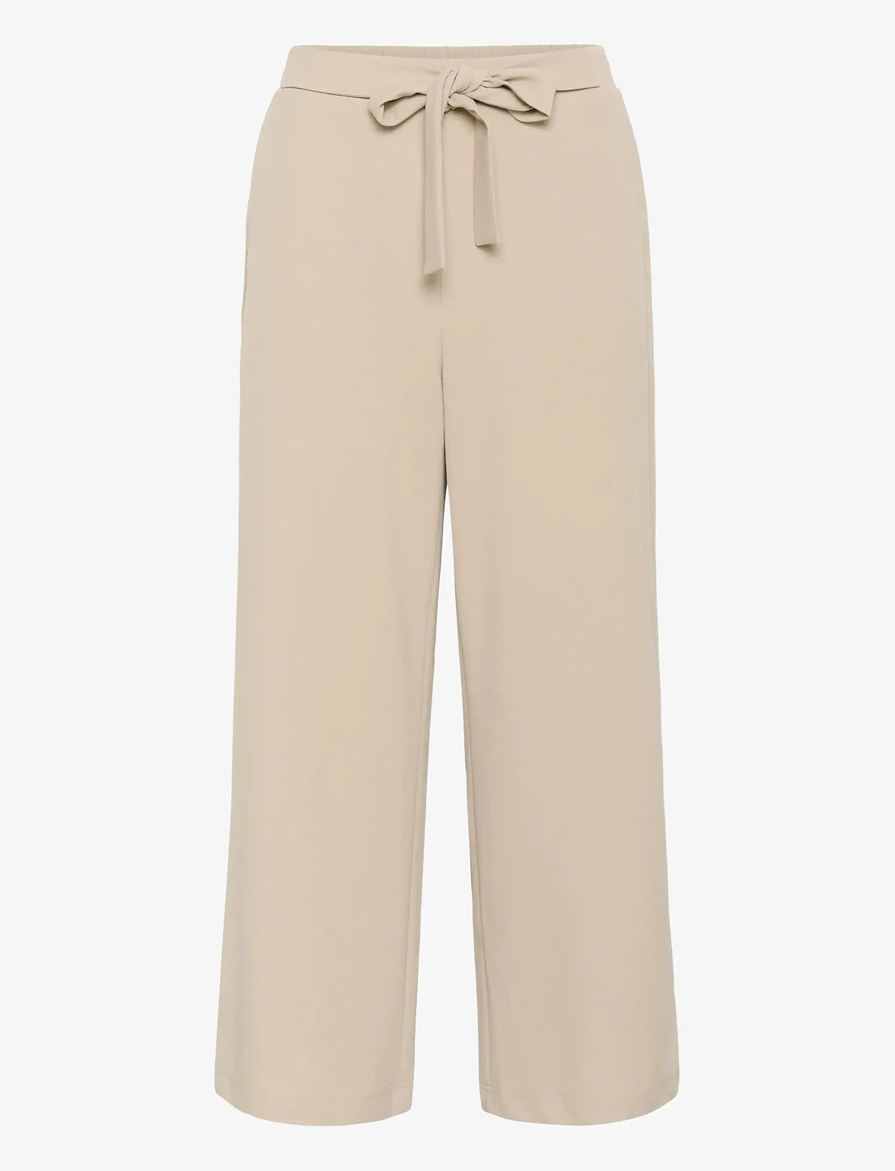 Kaffe - KAphoebe Pants Cropped - sirge säärega püksid - feather gray - 1