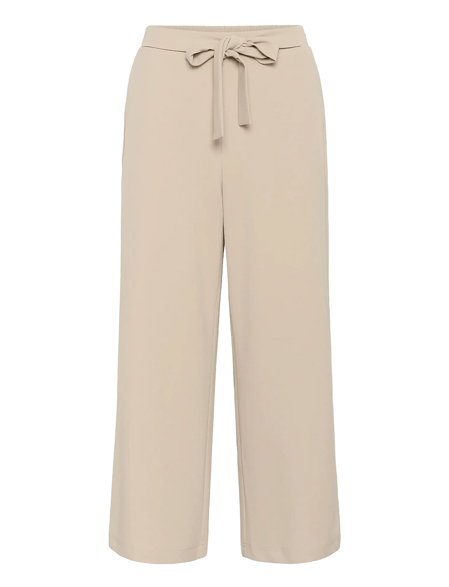 Kaffe - KAphoebe Pants Cropped - hose mit geradem bein - feather gray - 1