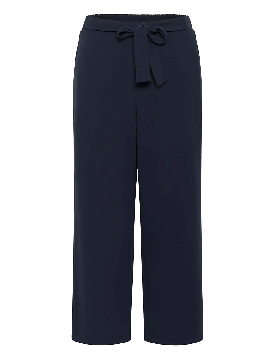 Kaffe - KAphoebe Pants Cropped - broeken met rechte pijp - midnight marine - 1
