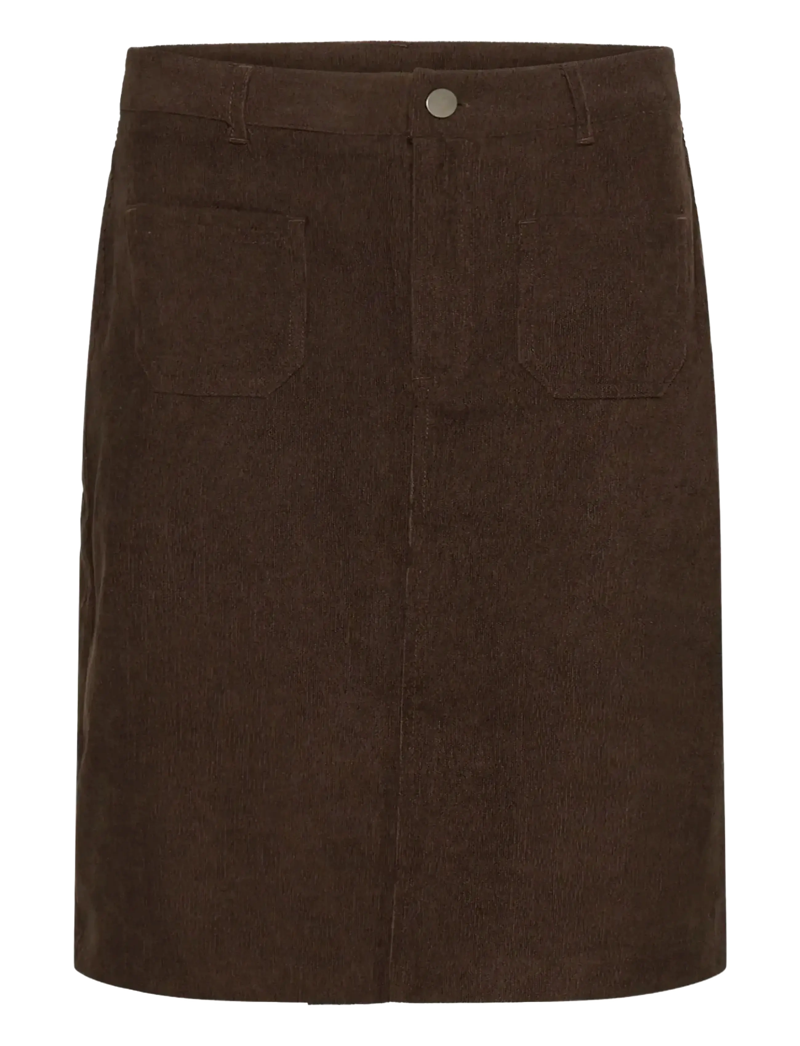 KAvery Pocket Skirt - CHOCOLATE BROWN CC