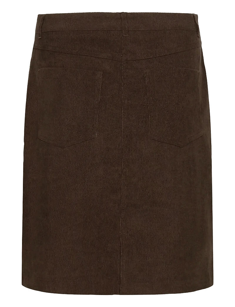 Kaffe - KAvery Pocket Skirt - korte nederdele - chocolate brown cc - 2