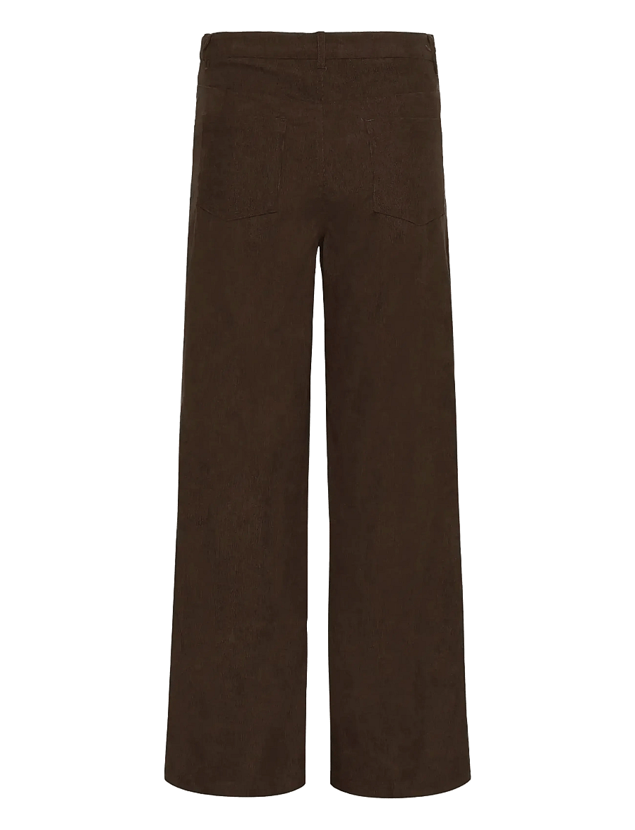 Kaffe - KAvera Pocket Pants - hose mit geradem bein - chocolate brown cc - 2