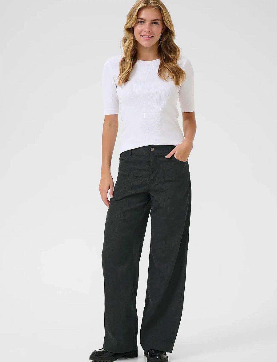 Kaffe - KAvera Pocket Pants - hose mit geradem bein - jet set cc - 3