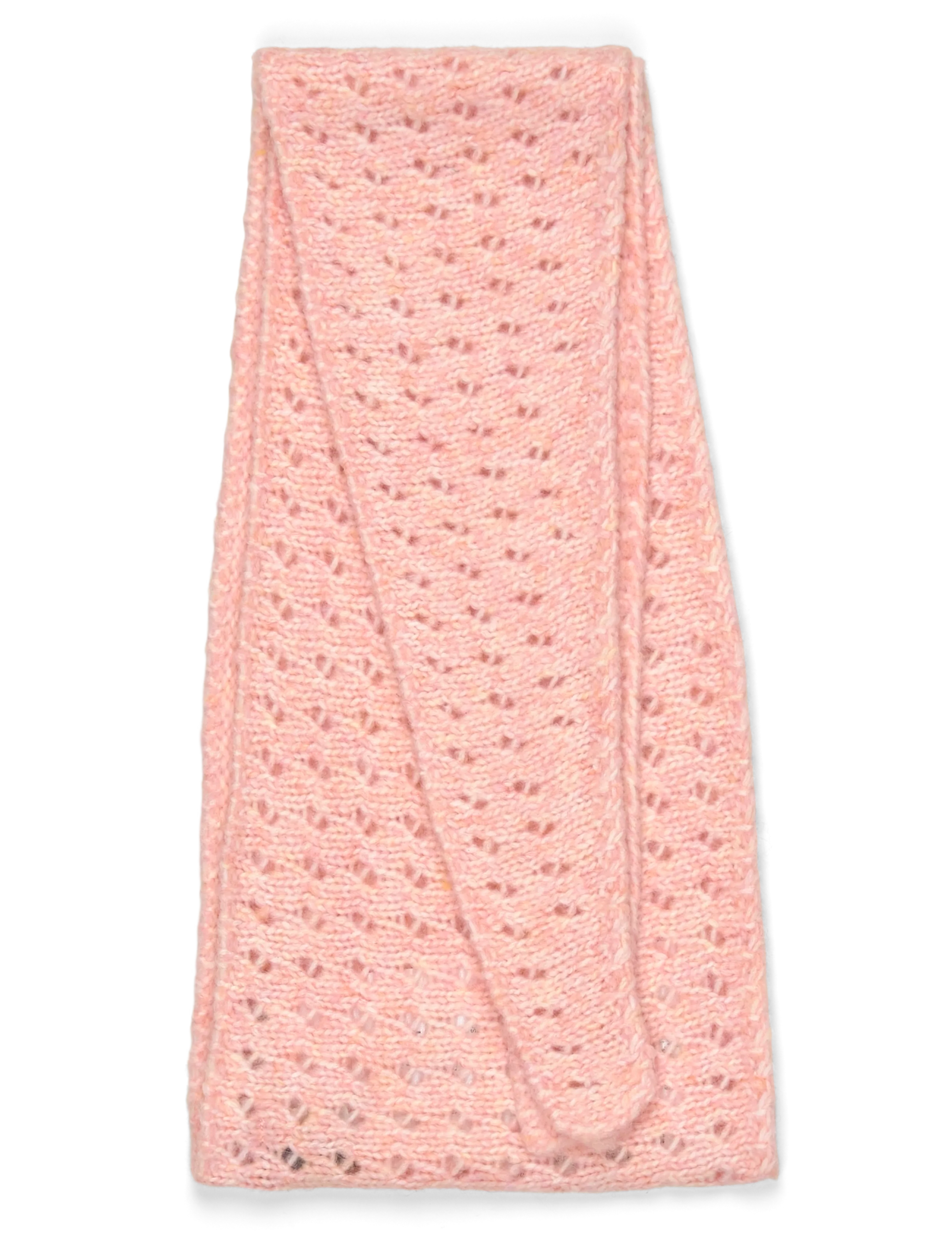Kaffe - KAivy Knit Scarf - halstørklæder - chintz rose melange - 1