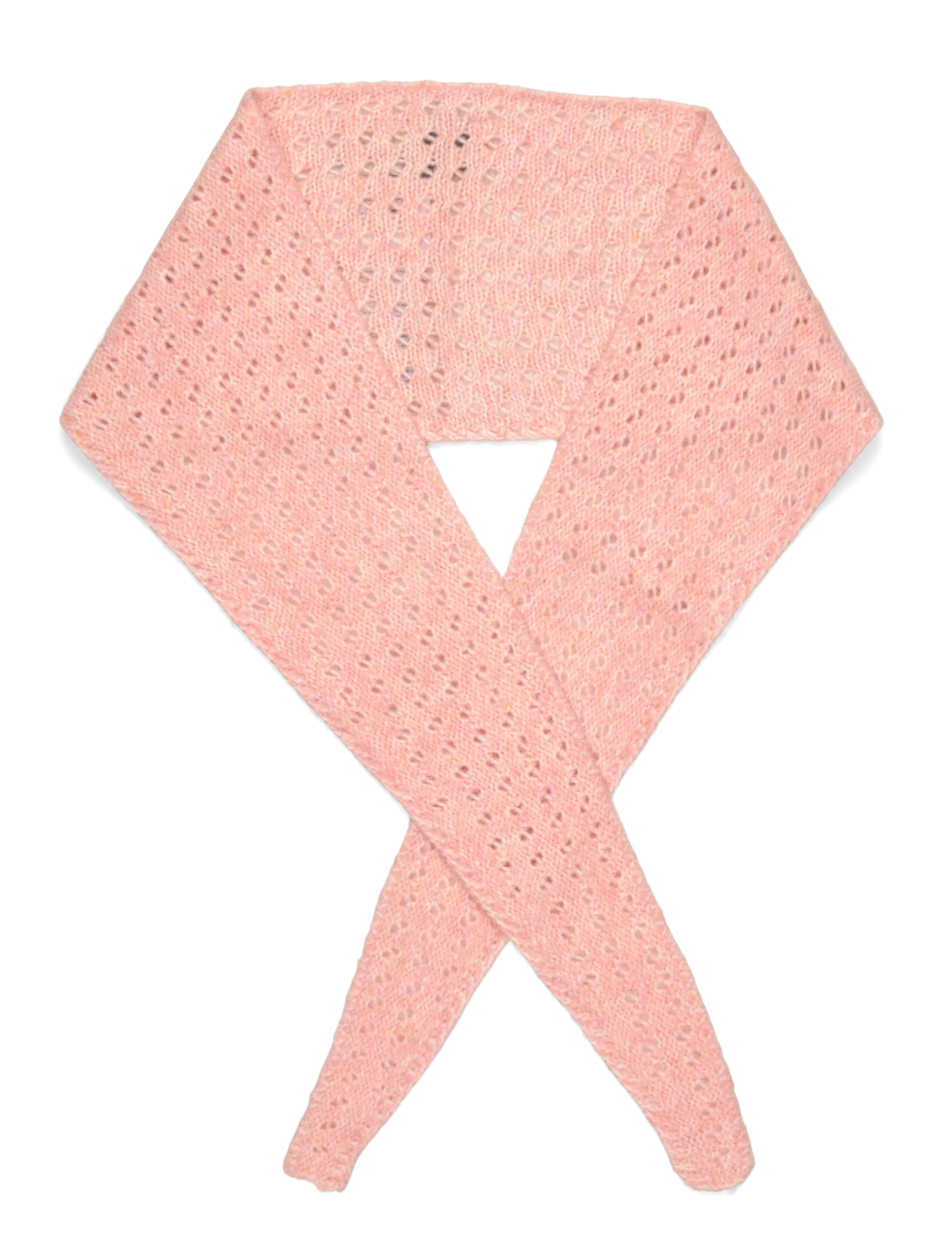 Kaffe - KAivy Knit Scarf - halstørklæder - chintz rose melange - 2